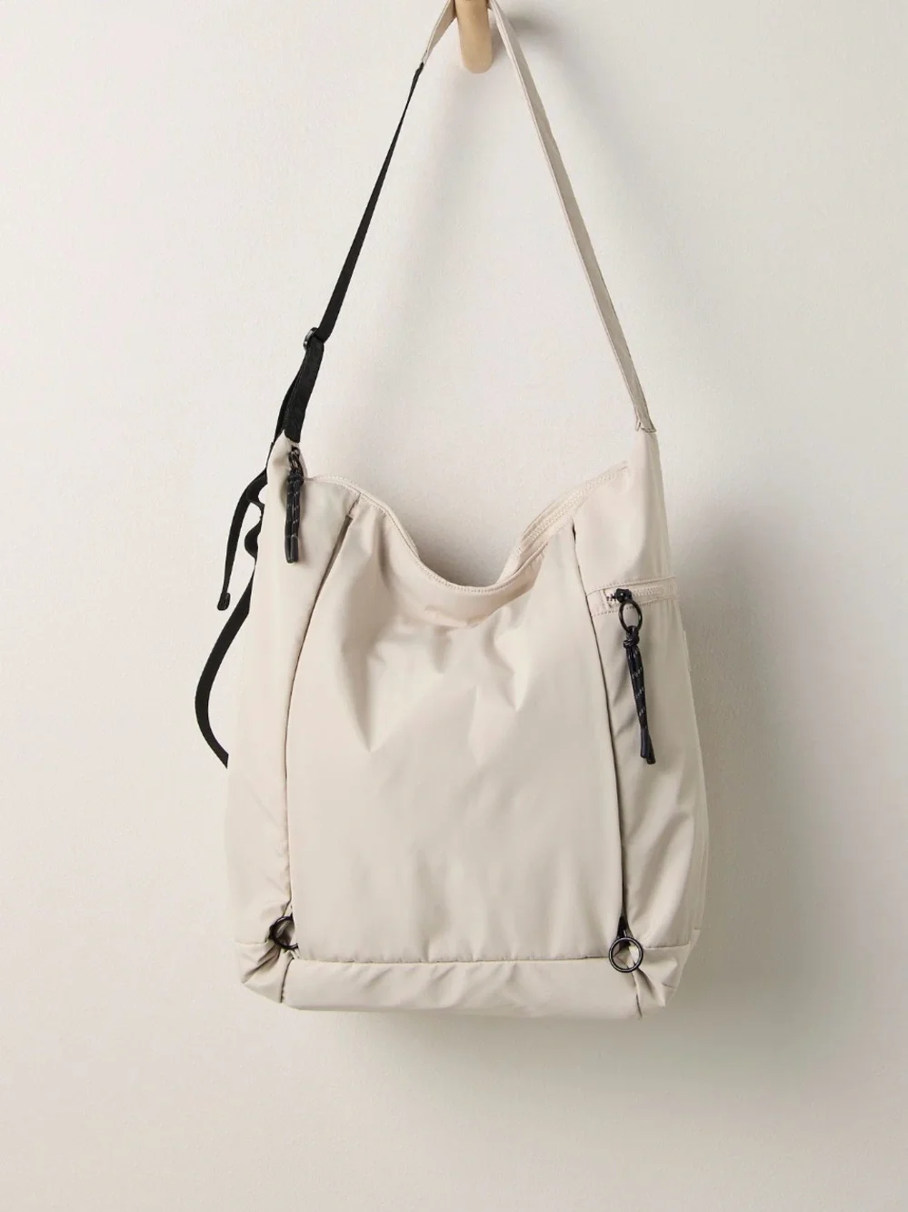 NWT Free People No Time Zones Carryall Tote Off White